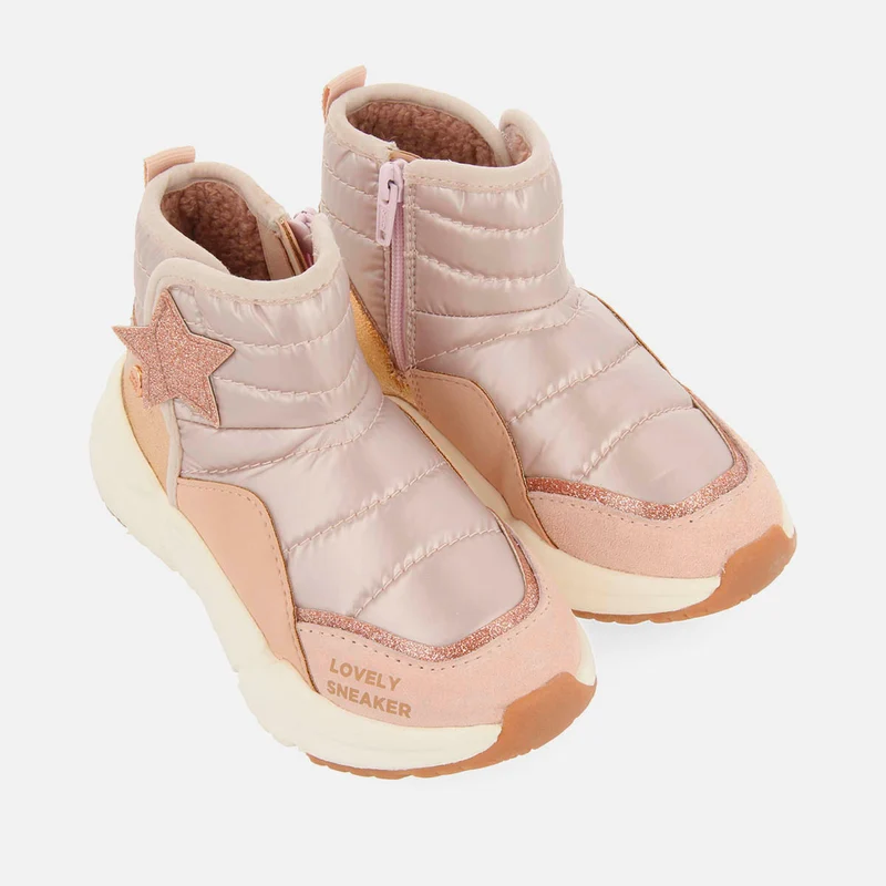 PADDED SEQUIN BOOTS POLGAR