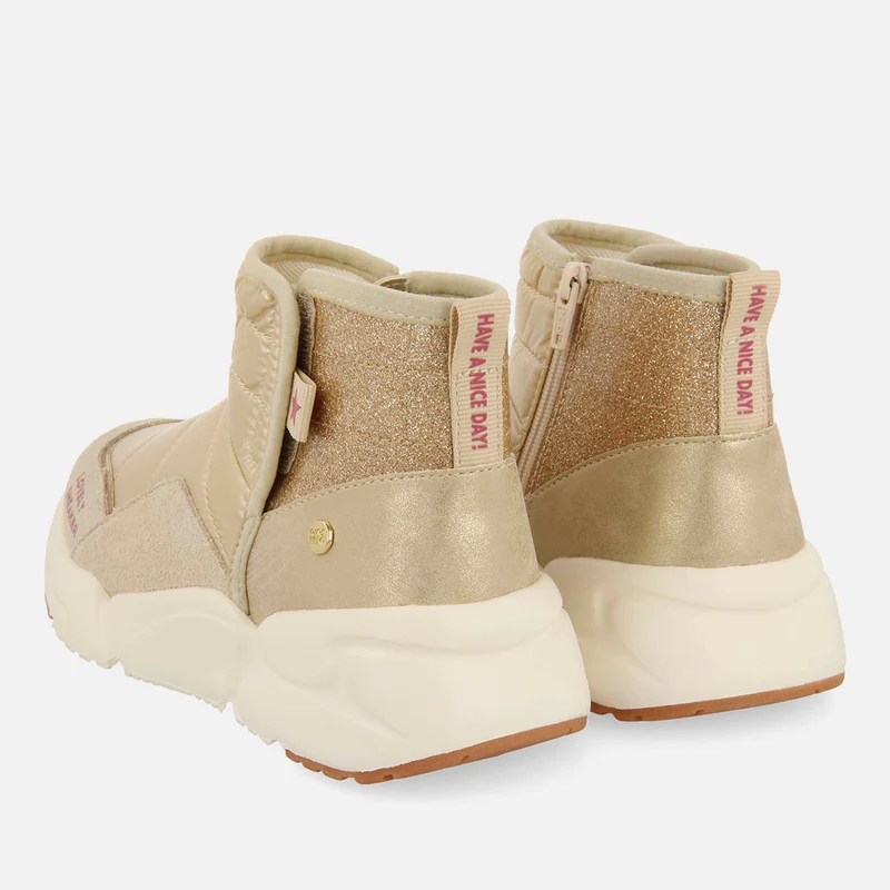 QUILTED METALLIC UDBY BOOTS
