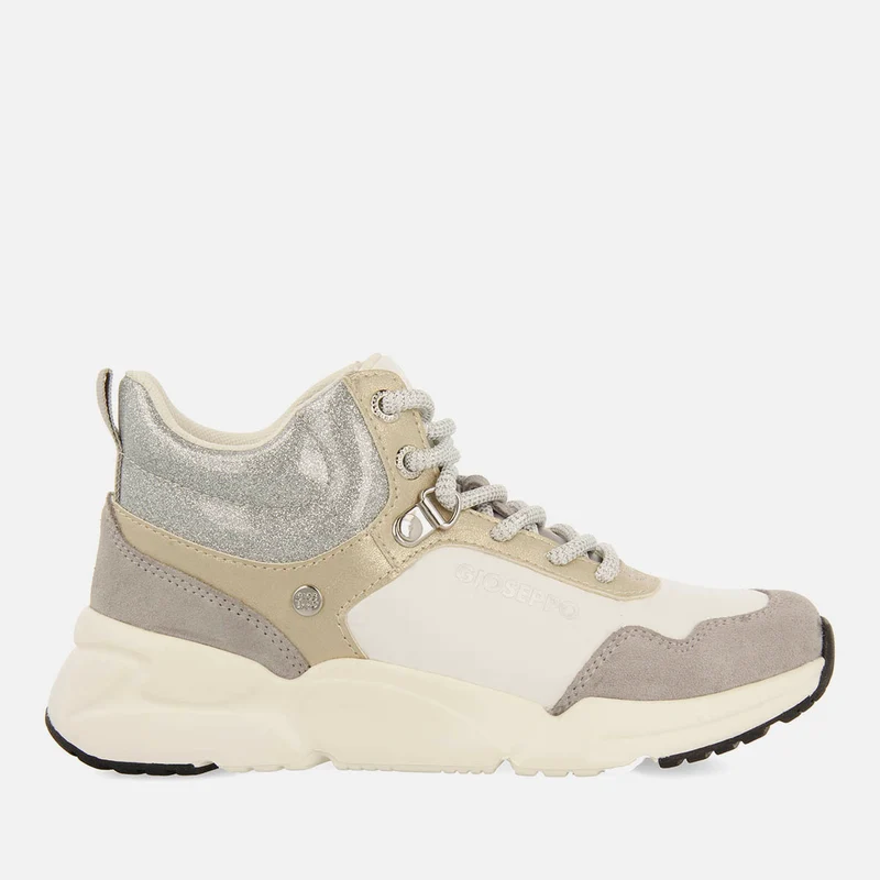 HIGH-TOP BASKETS WITH SEQUINS IN TREKKING STYLE KITTSEE