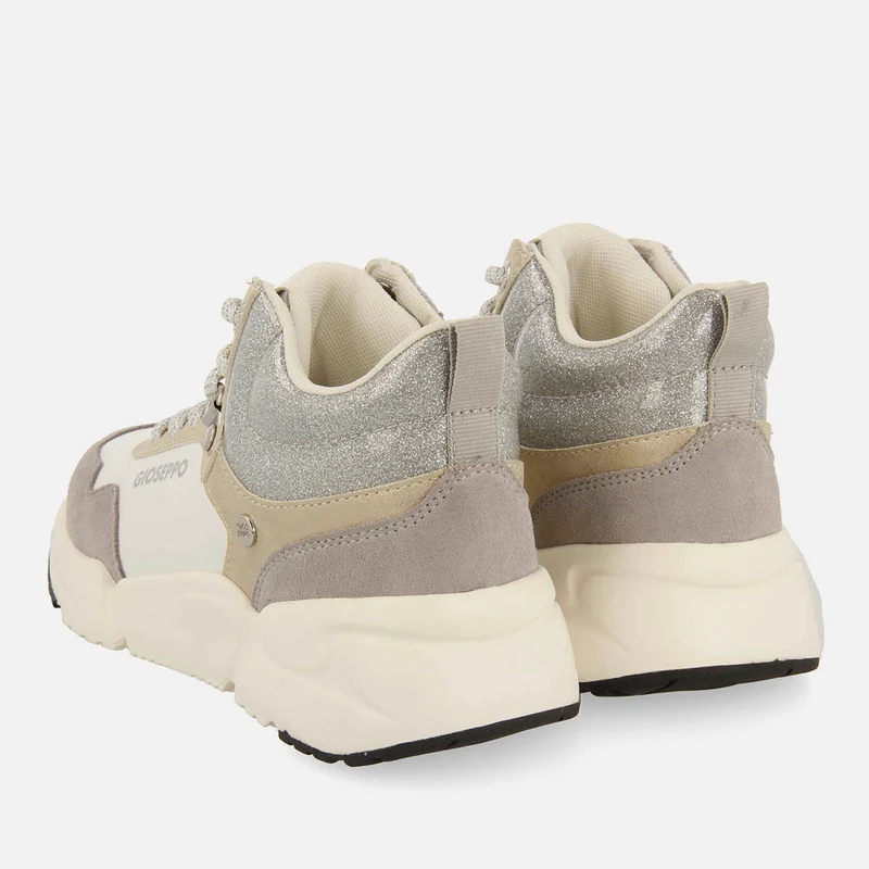 HIGH-TOP BASKETS WITH SEQUINS IN TREKKING STYLE KITTSEE