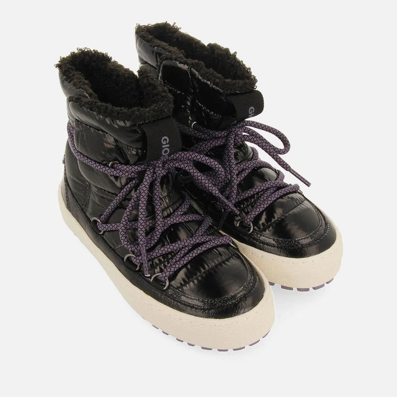 QUILTED METALLIC CHATHAM APRES-SKI STYLE BOOTS