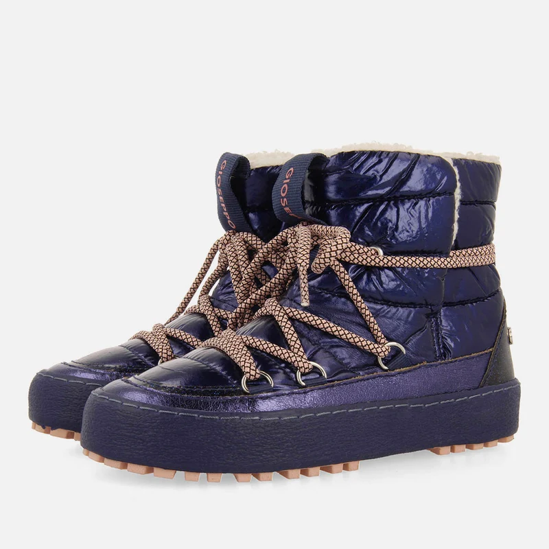 METALLIC PADDED APRÈS-SKI STYLE BOOTS CHATHAM