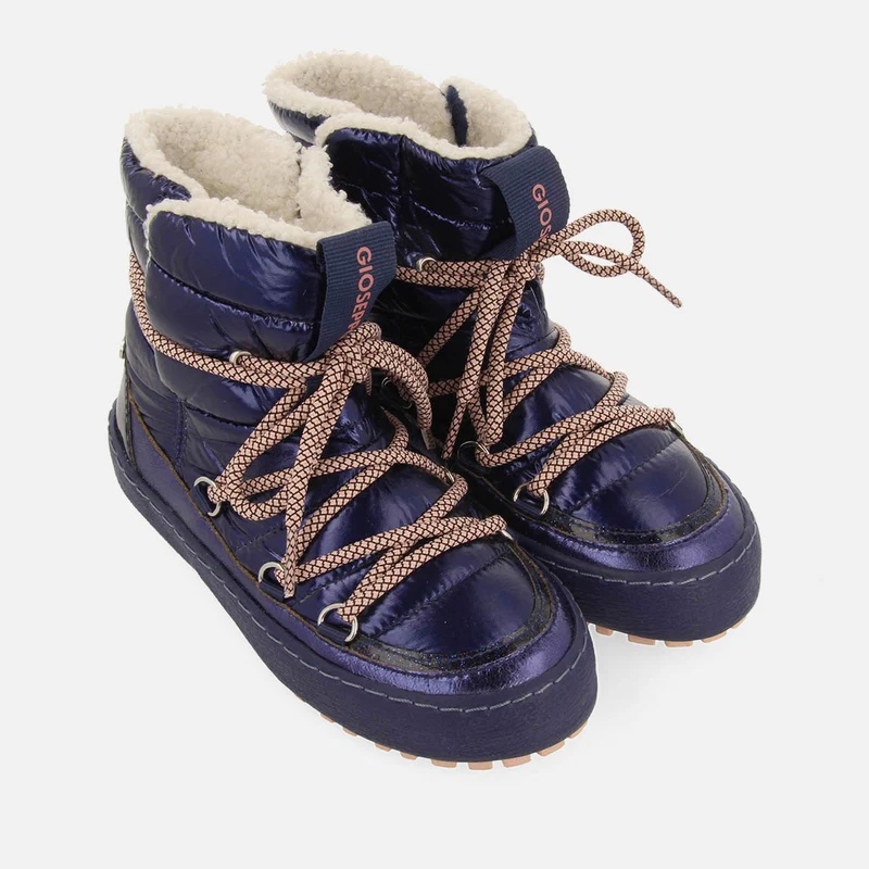 METALLIC PADDED APRÈS-SKI STYLE BOOTS CHATHAM