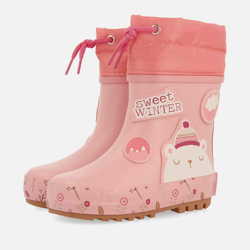RUBBER BOOTS WITH EMOD PATCHES