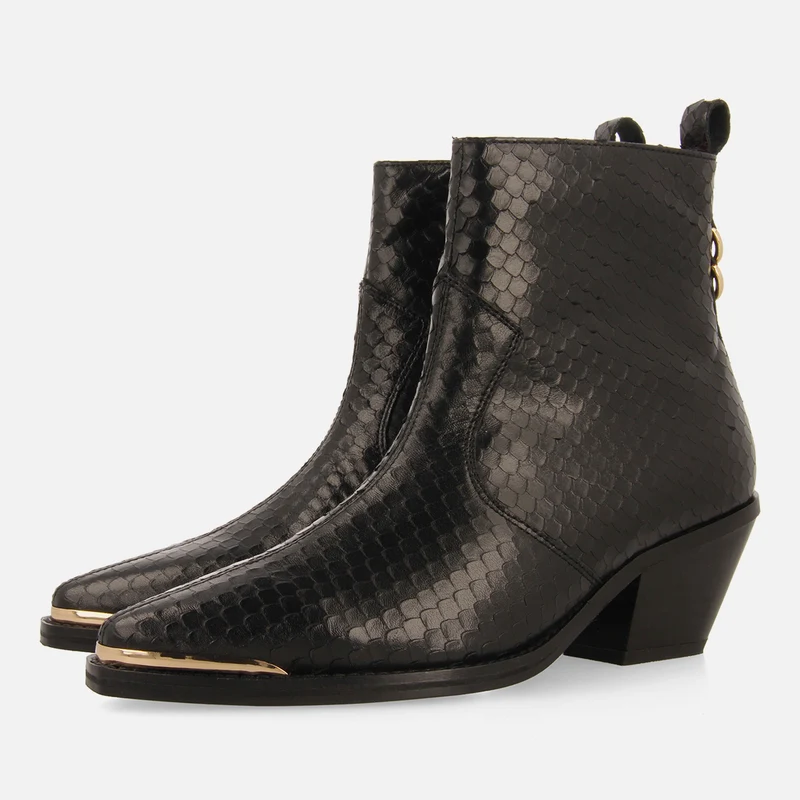 COWBOY LEATHER HEEL BOOTS SMYRNA