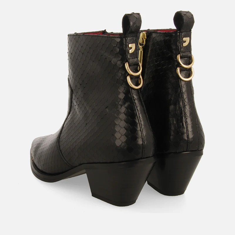 COWBOY LEATHER HEEL BOOTS SMYRNA