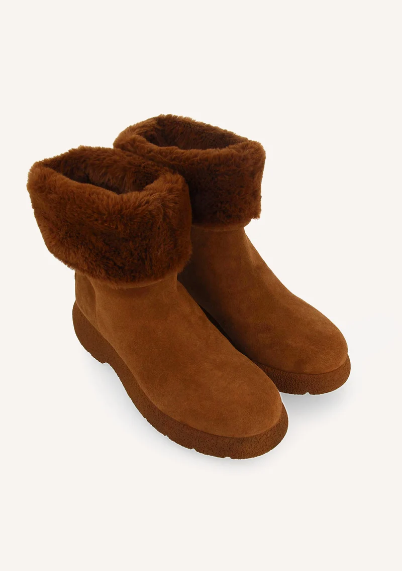 MULTI-POSITION SUEDE LEATHER BOOTS WILTON