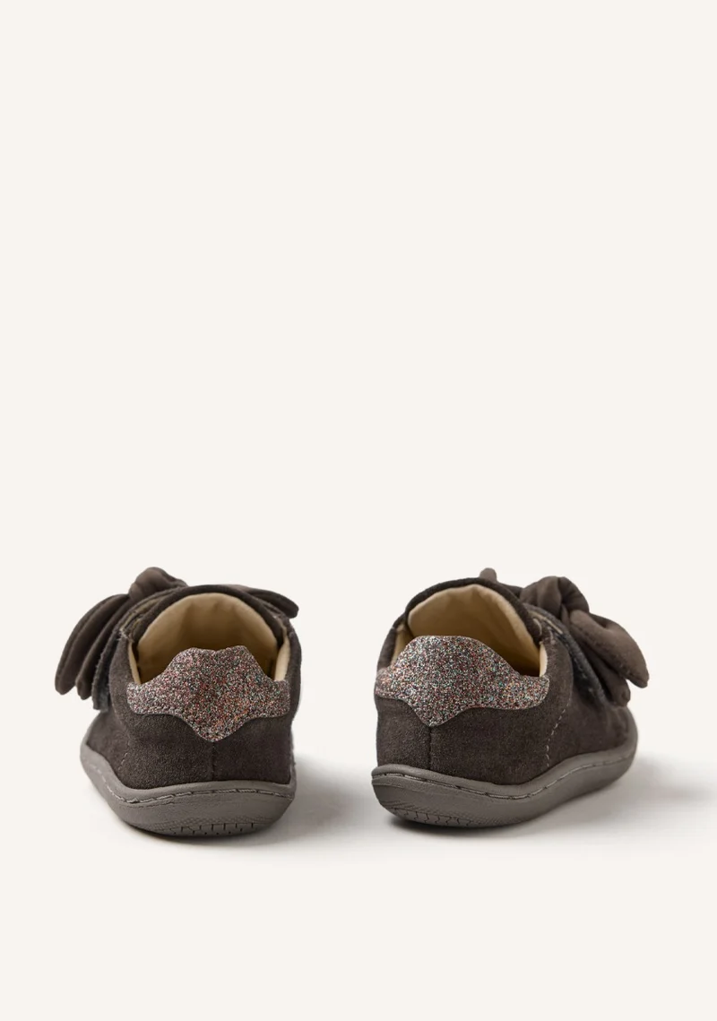 GIOSEPPO BAREFOOT - LEATHER SNEAKERS BOW GENOLA