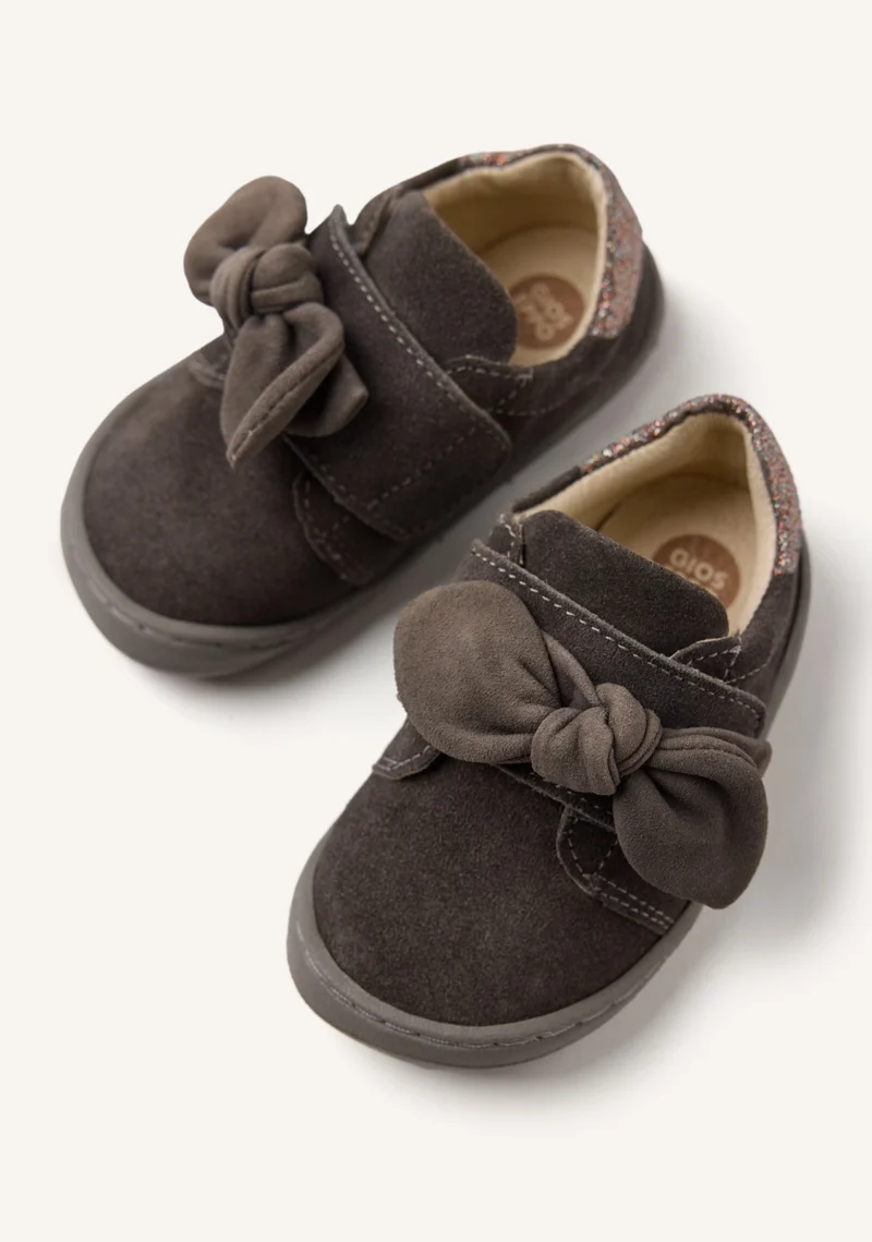 GIOSEPPO BAREFOOT - LEATHER SNEAKERS BOW GENOLA