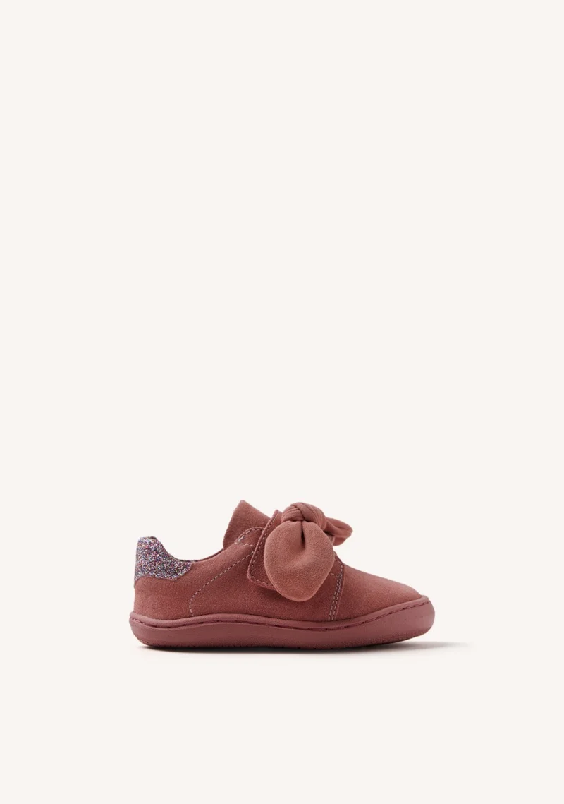 GIOSEPPO BAREFOOT - LEATHER SNEAKERS BOW GENOLA