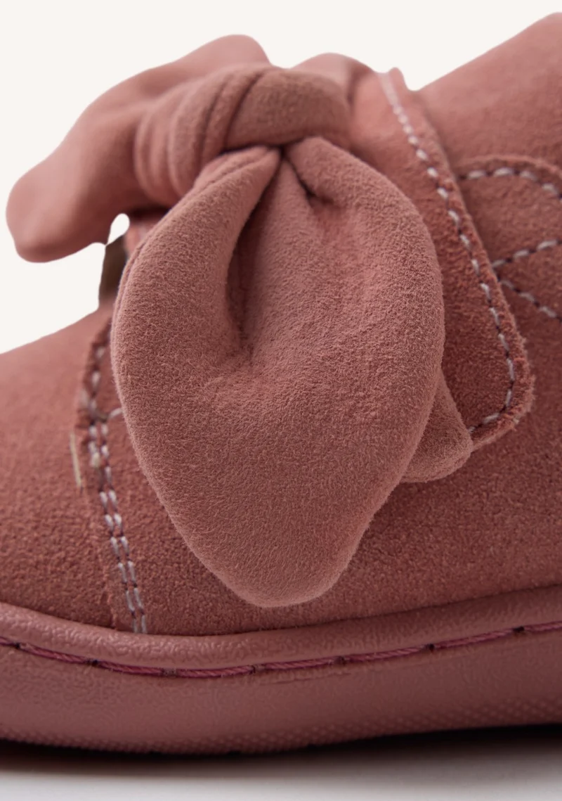 GIOSEPPO BAREFOOT - LEATHER SNEAKERS BOW GENOLA