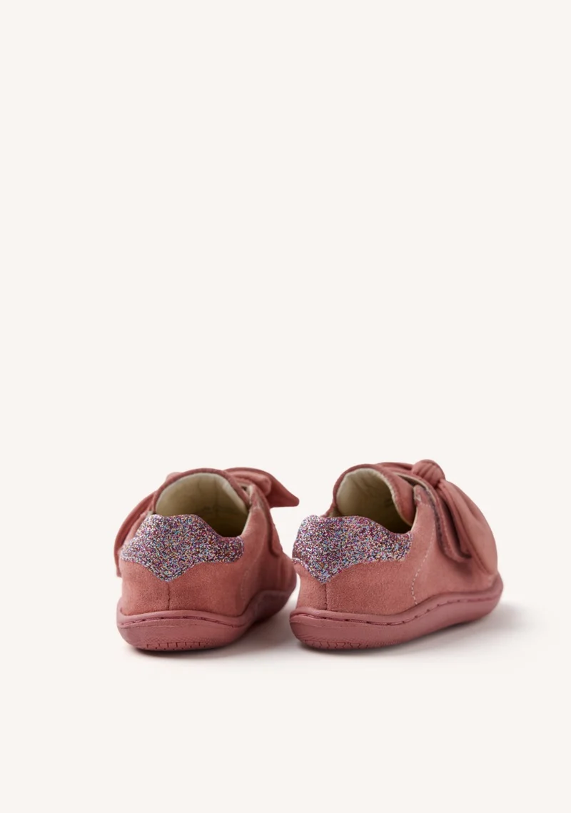 GIOSEPPO BAREFOOT - LEATHER SNEAKERS BOW GENOLA