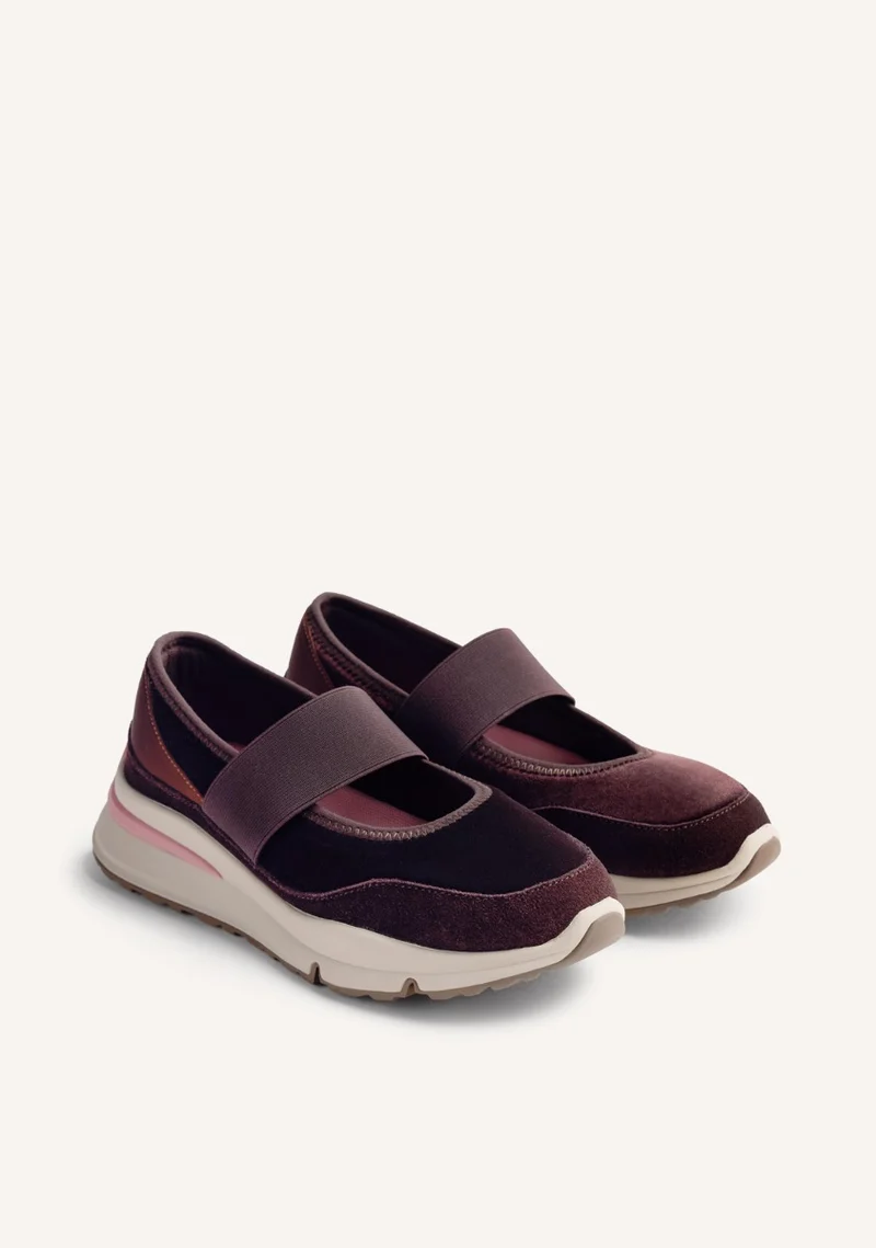 VELVET OPEN SNEAKERS MECOSTA