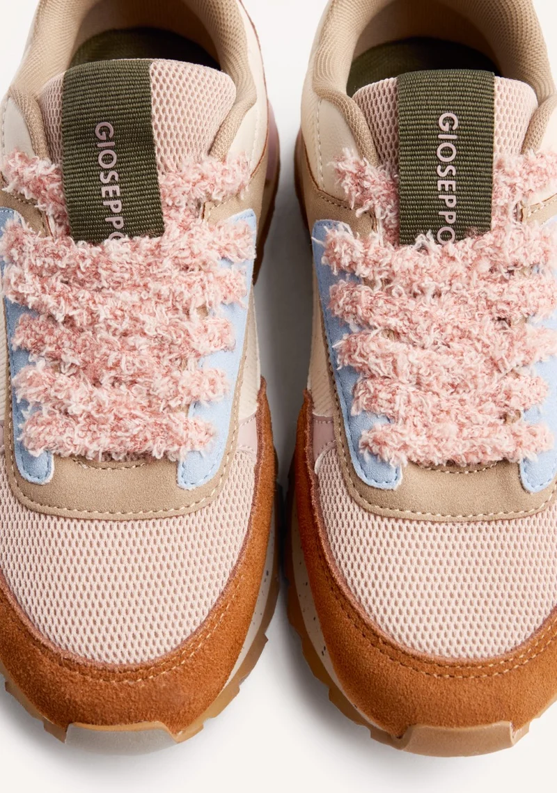 LEATHER AND CORDUROY SNEAKERS KELLIHER