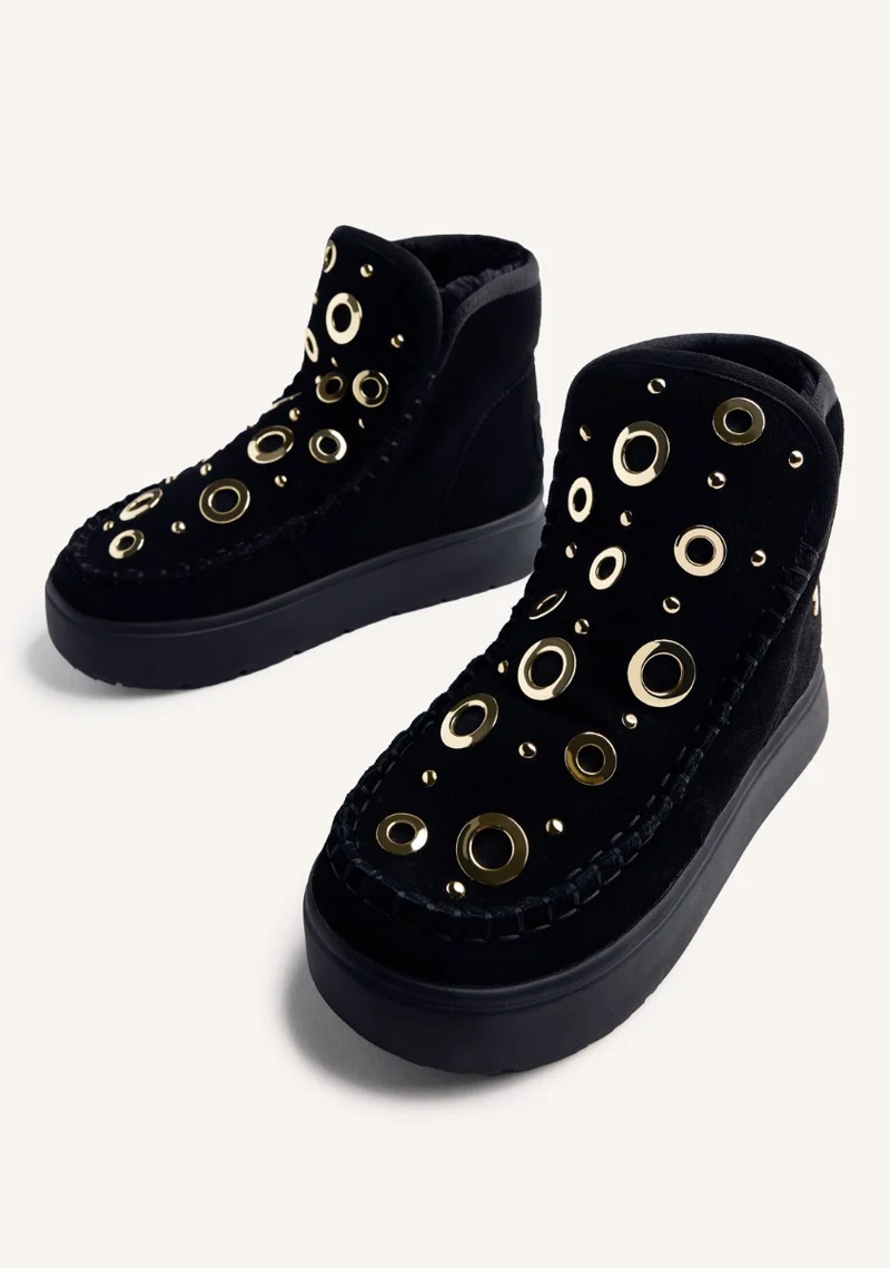 AUSTRALIAN LEATHER BOOTS EYELETS UTIKA
