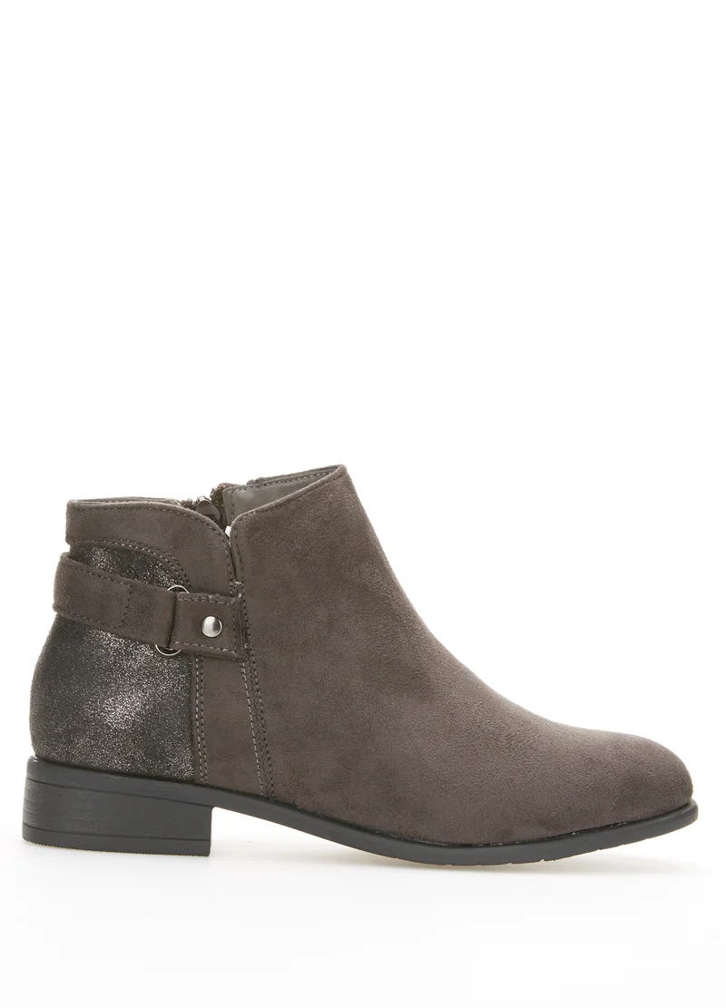 Boots dos irisés - Gris
