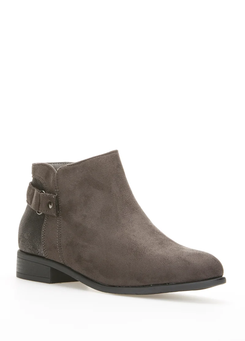 Boots dos irisés - Gris