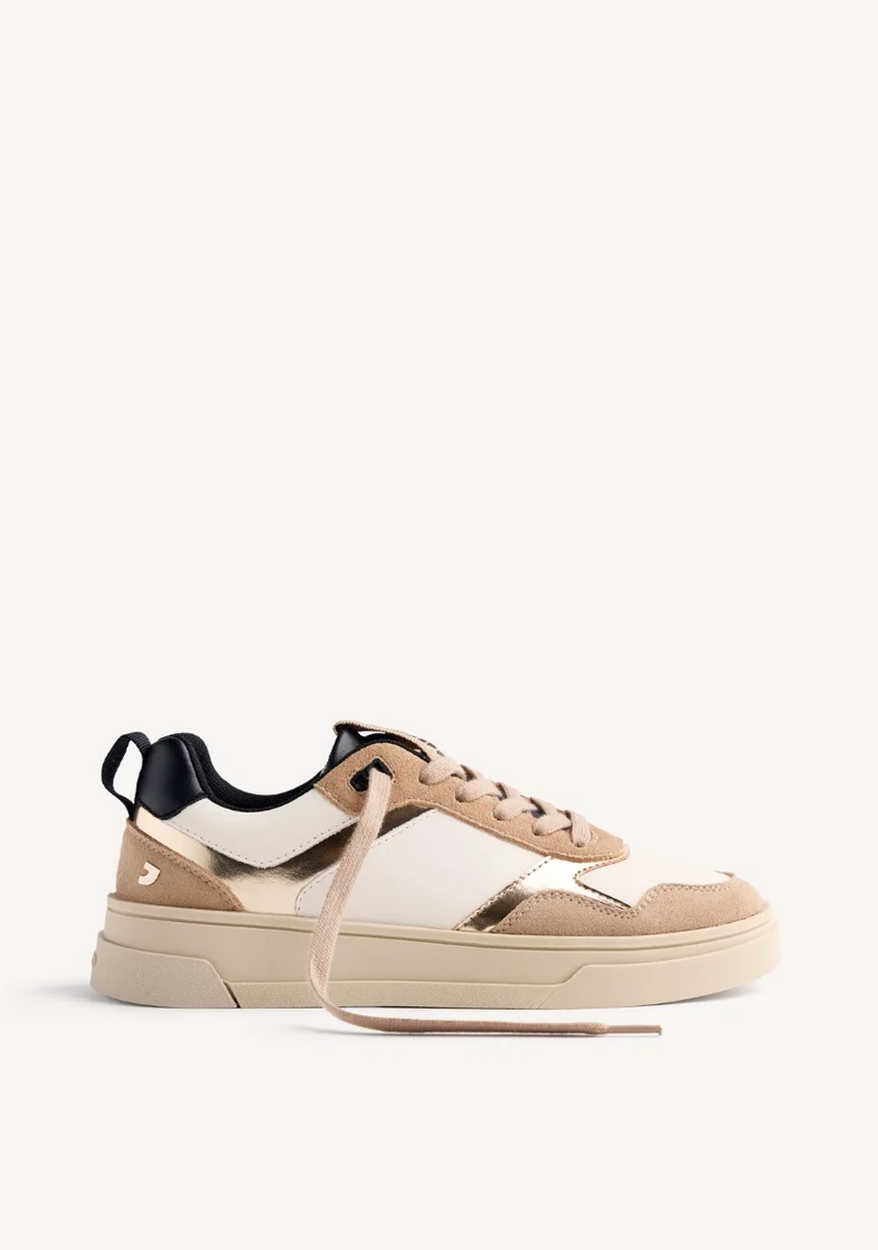 LEATHER SHINE SNEAKERS MANITOU