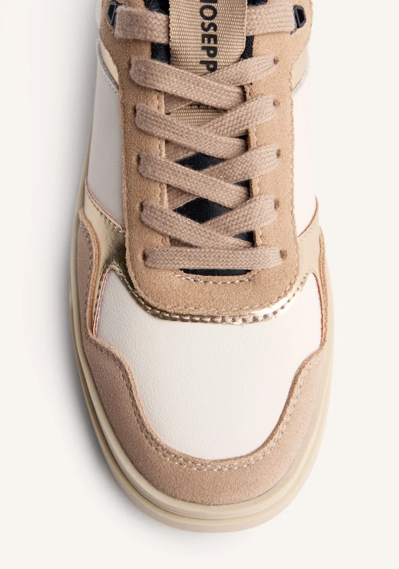 LEATHER SHINE SNEAKERS MANITOU