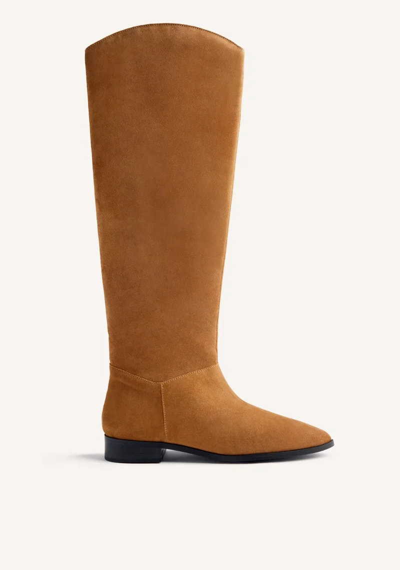 SUEDE LEATHER HIGH BOOTS FOSTORIA