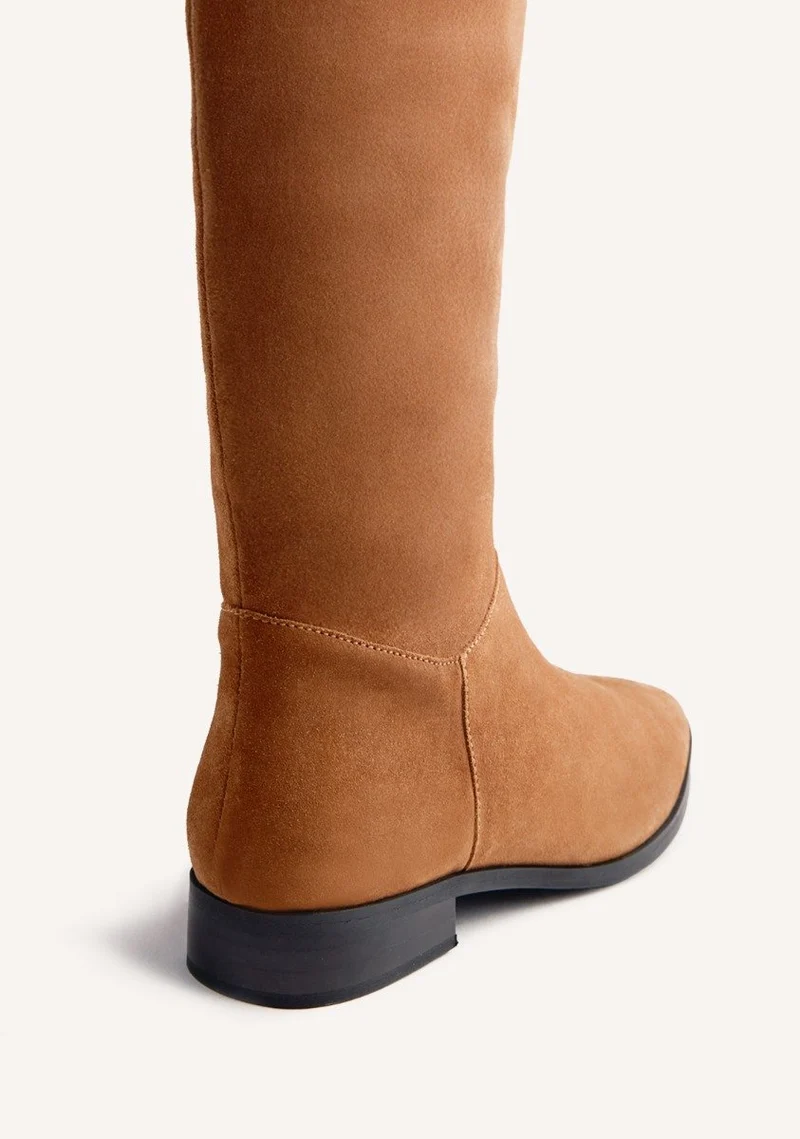 SUEDE LEATHER HIGH BOOTS FOSTORIA