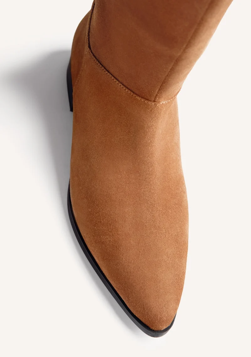 SUEDE LEATHER HIGH BOOTS FOSTORIA