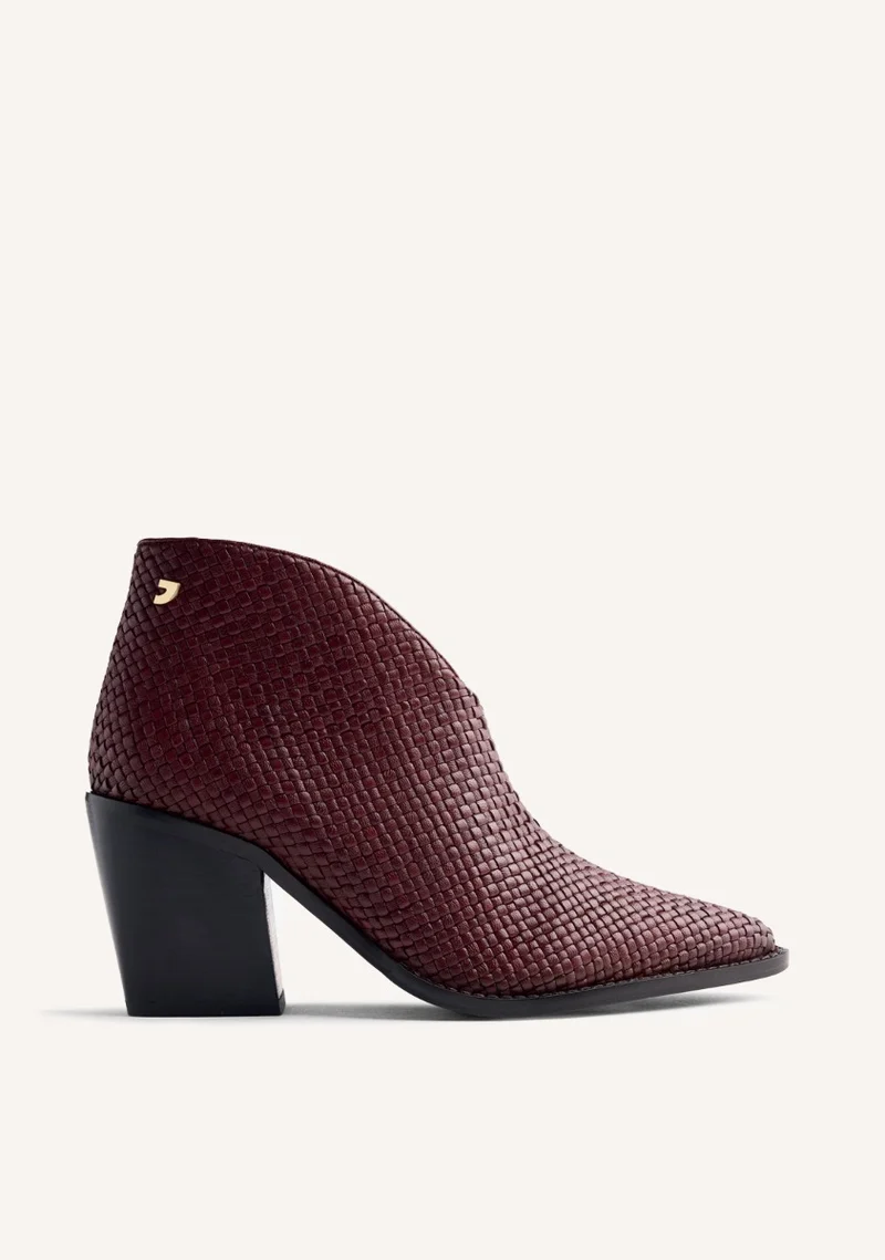 BRAIDED LEATHER BOOTS ERHARD