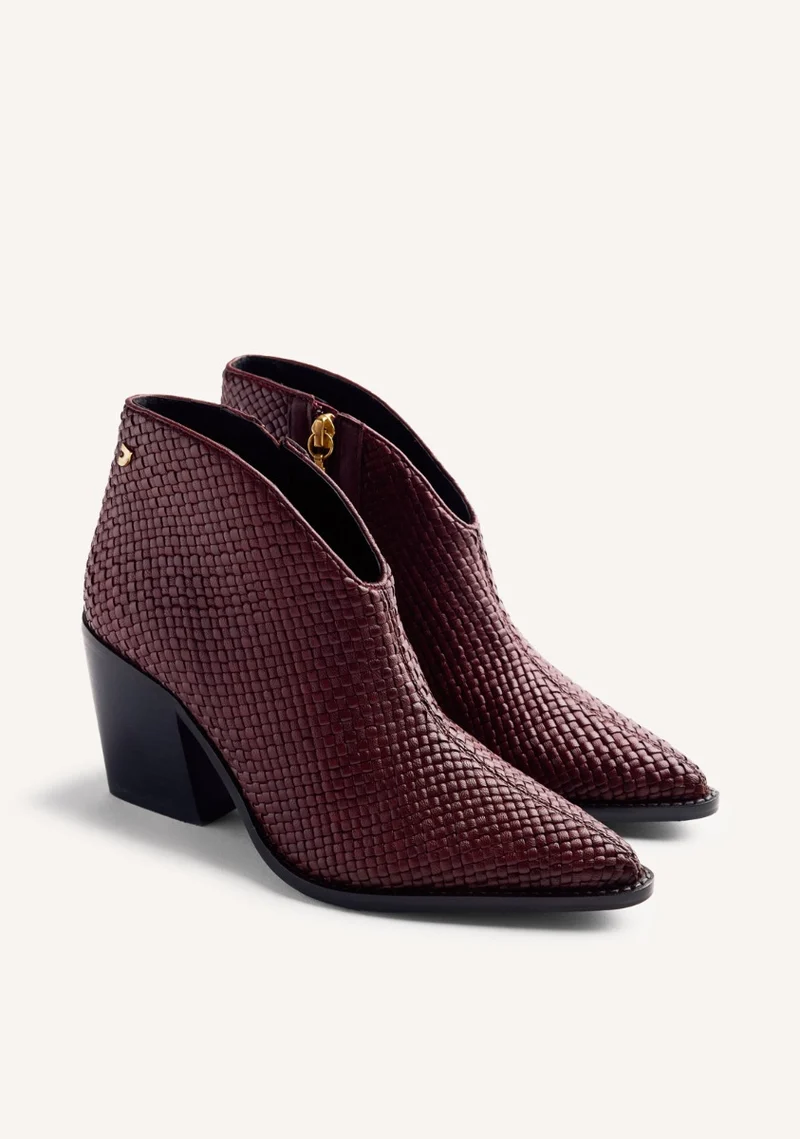 BRAIDED LEATHER BOOTS ERHARD