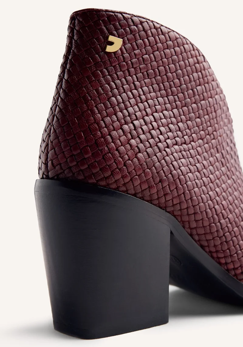 BRAIDED LEATHER BOOTS ERHARD