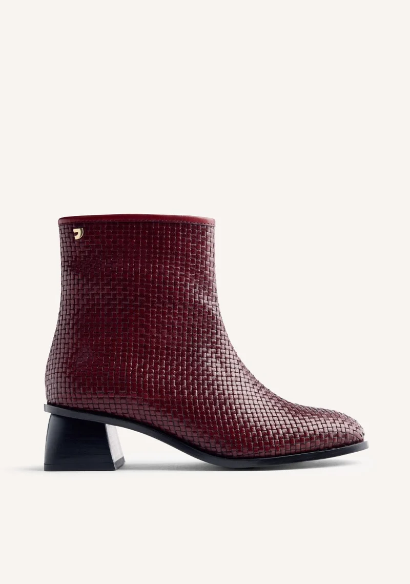 BRAIDED LEATHER BOOTS BEXLEY