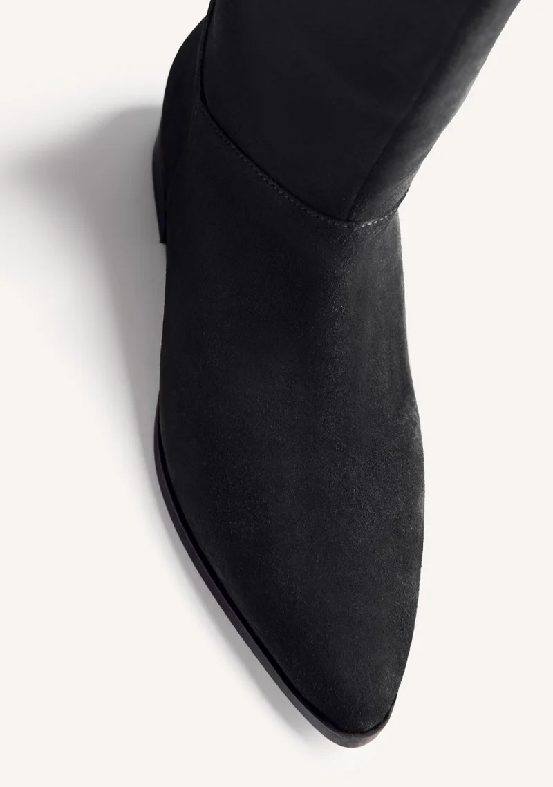 SUEDE LEATHER HIGH BOOTS FOSTORIA
