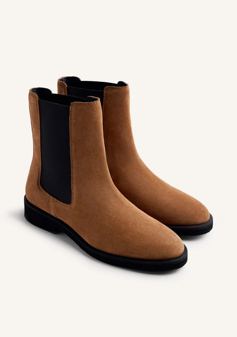 SUEDE LEATHER CHELSEA BOOTS COATES