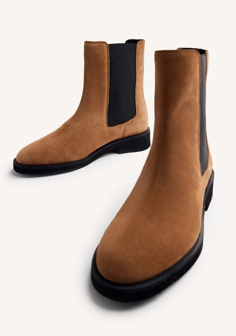 SUEDE LEATHER CHELSEA BOOTS COATES