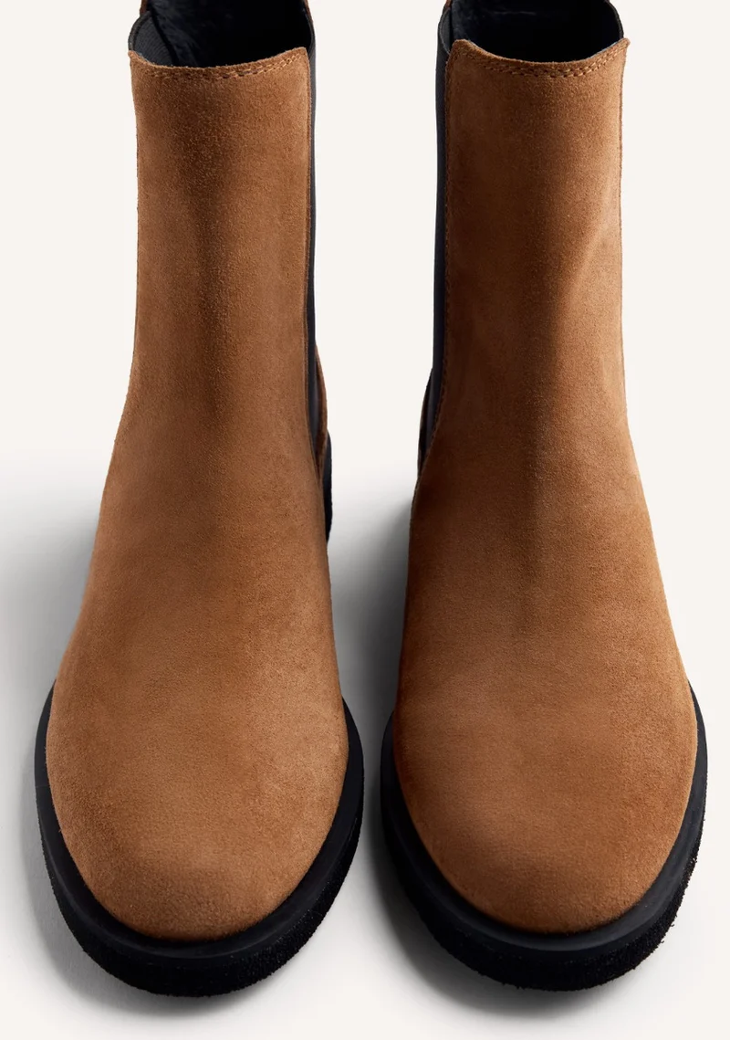 SUEDE LEATHER CHELSEA BOOTS COATES