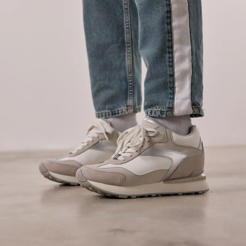 METALLIC SNEAKERS WITH INTERNAL WEDGE CASTILE
