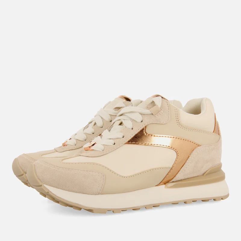 METALLIC SNEAKERS WITH INTERNAL WEDGE CASTILE