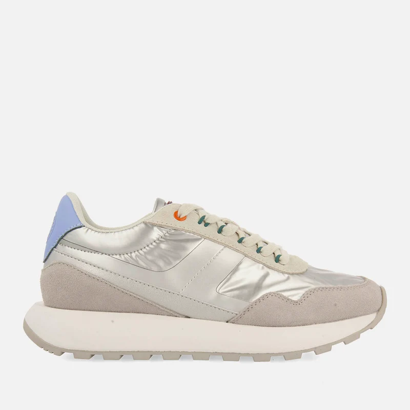 METALLIC LEATHER SNEAKERS PRAESTO