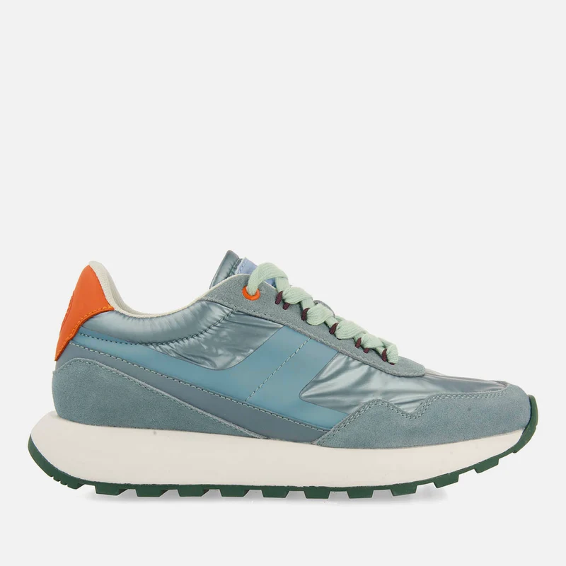 METALLIC LEATHER SNEAKERS PRAESTO