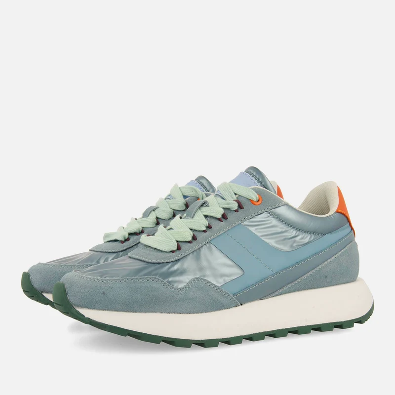 METALLIC LEATHER SNEAKERS PRAESTO