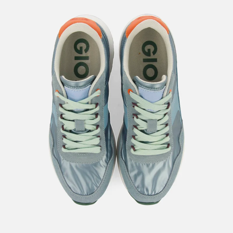 METALLIC LEATHER SNEAKERS PRAESTO