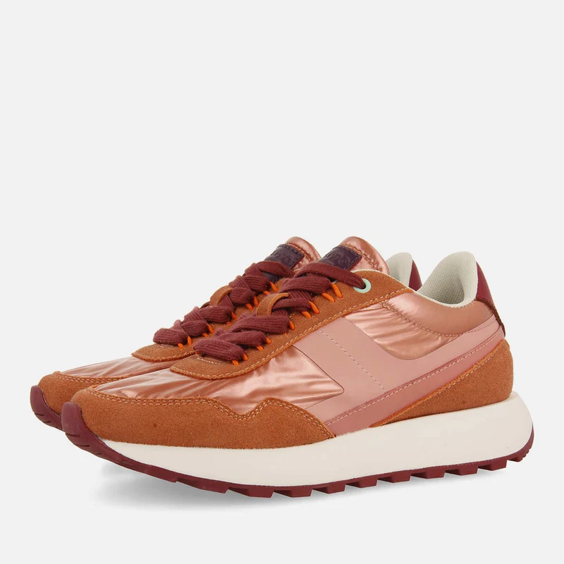 METALLIC LEATHER SNEAKERS PRAESTO