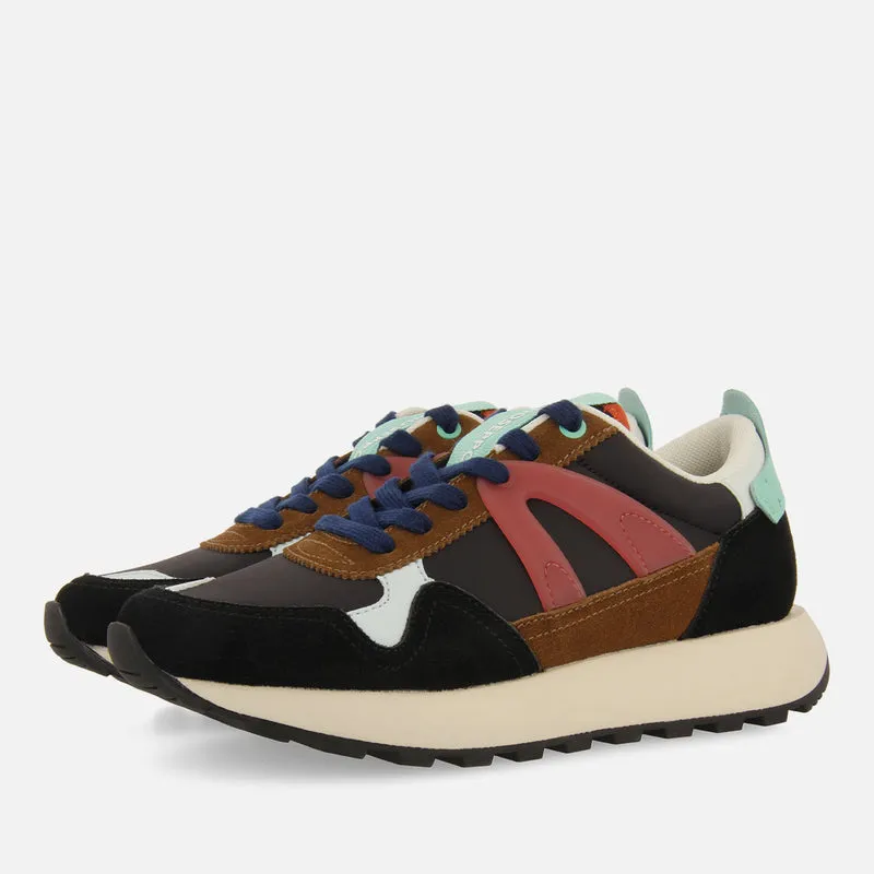 MULTICOLOUR LEATHER SNEAKERS VESTAL