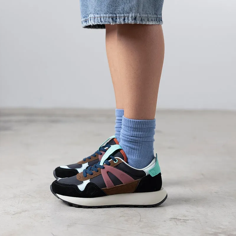 MULTICOLOUR LEATHER SNEAKERS VESTAL