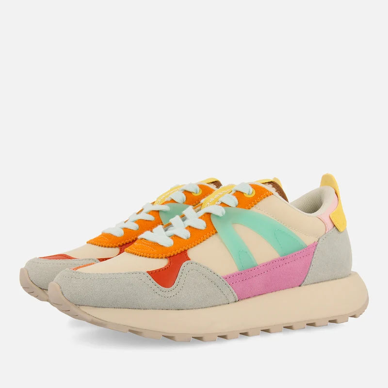 MULTICOLOUR LEATHER SNEAKERS VESTAL