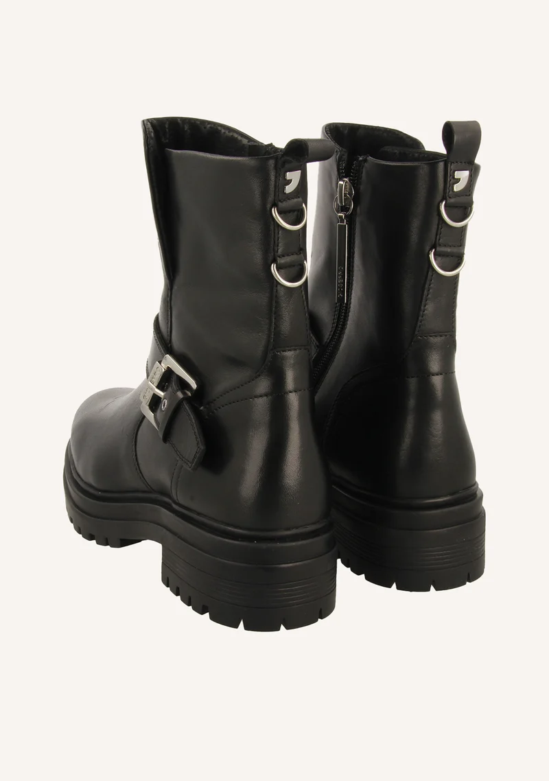 LEATHER BIKER BOOTS SIBIRIAN