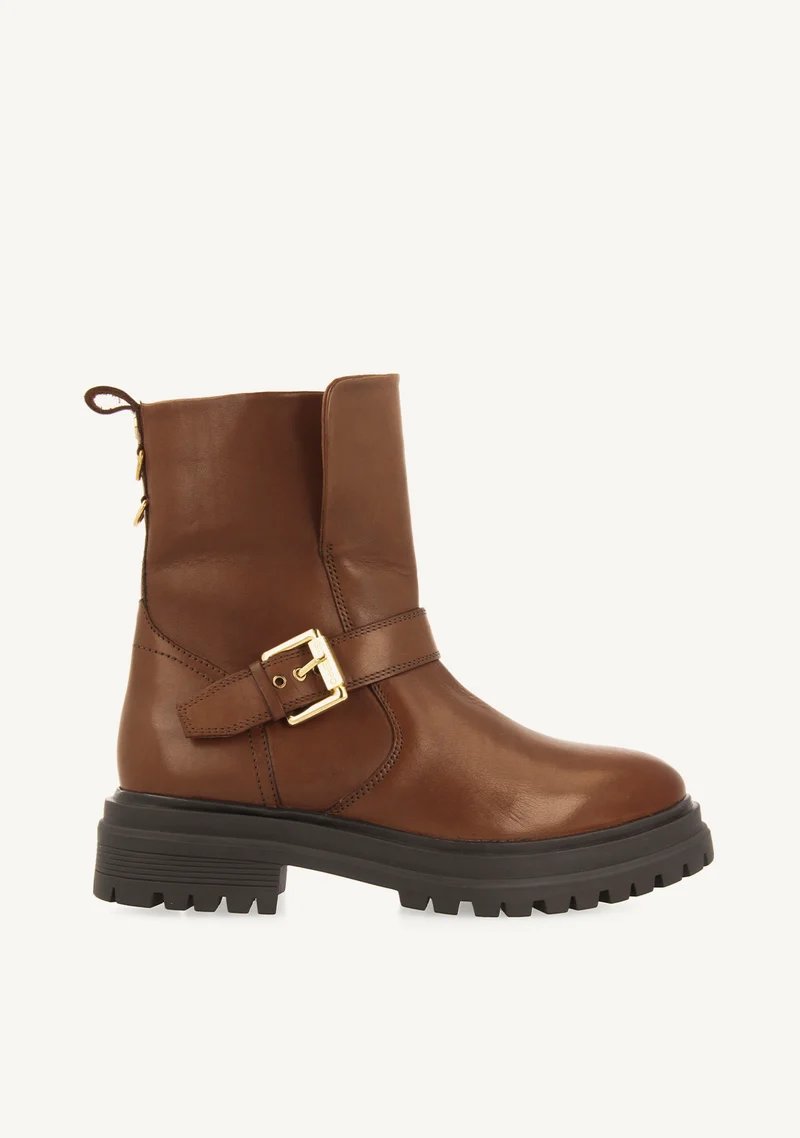 LEATHER BIKER BOOTS SIBIRIAN