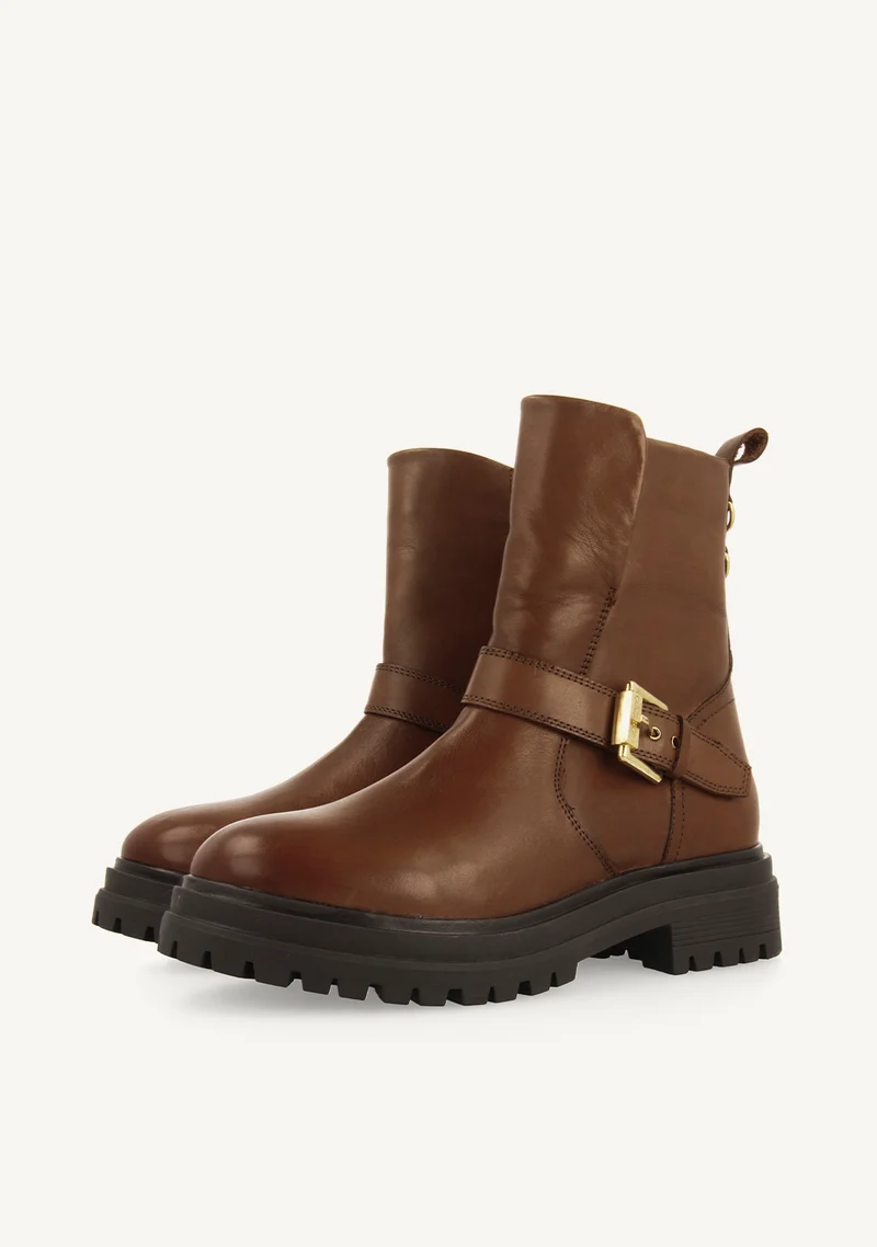LEATHER BIKER BOOTS SIBIRIAN