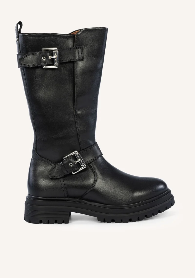 LEATHER BIKER BOOTS NOVAKY