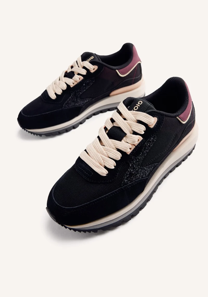 LEATHER AND SHINE SNEAKERS FOLEY