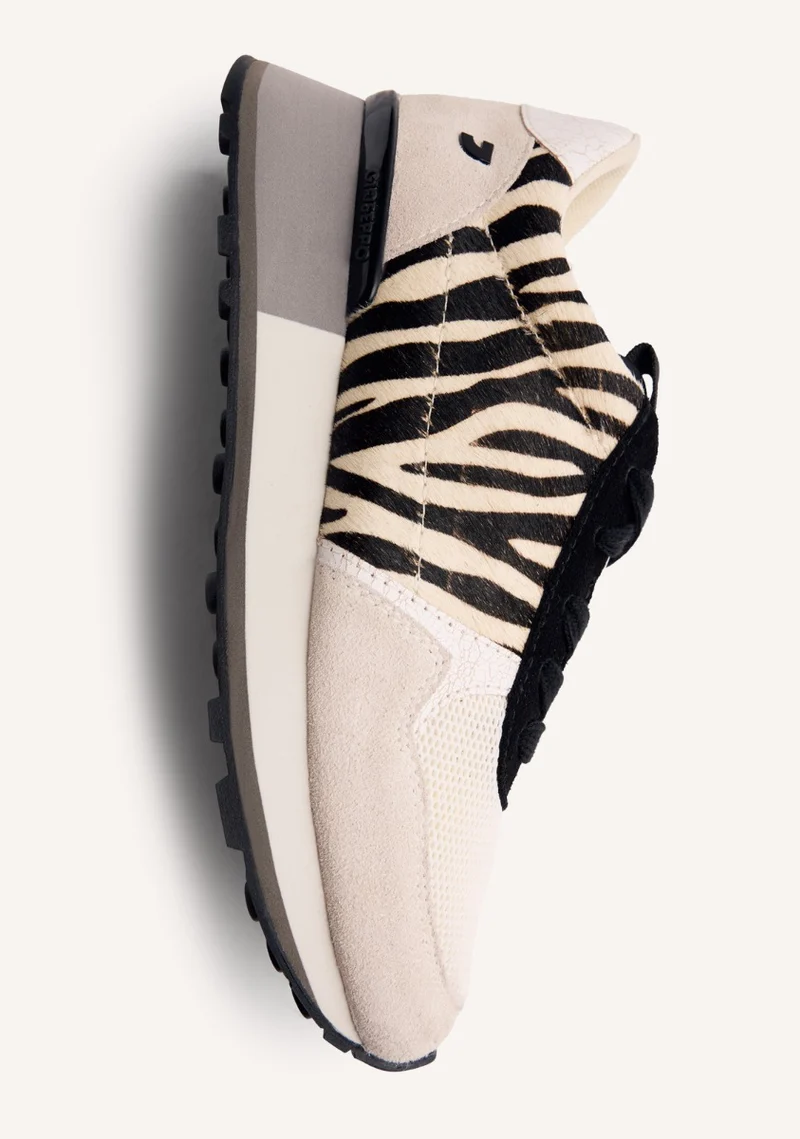 ANIMAL PRINT LEATHER SNEAKERS CHESANING